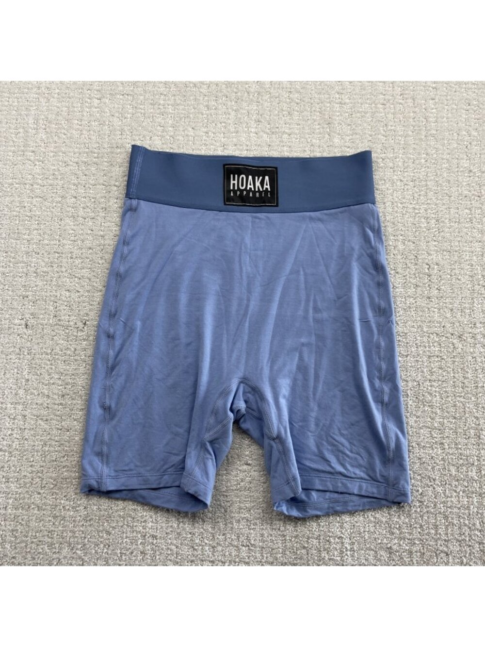 Hoaka Apparel Womens Performance Compression Shorts baby Blue Sz M Yoga / Bike
